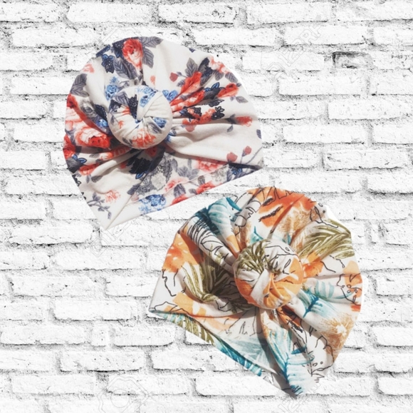 2PACK Top Knot Baby Hat - Picture 2 of 5